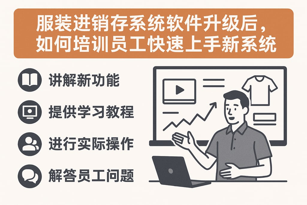 服装进销存系统软件升级后，如何培训员工快速上手新系统