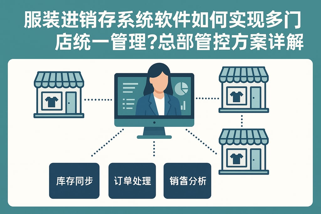 服装进销存系统软件如何实现多门店统一管理？总部管控方案详解