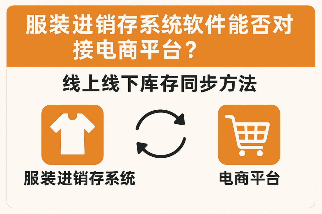 服装进销存系统软件能否对接电商平台？线上线下库存同步方法