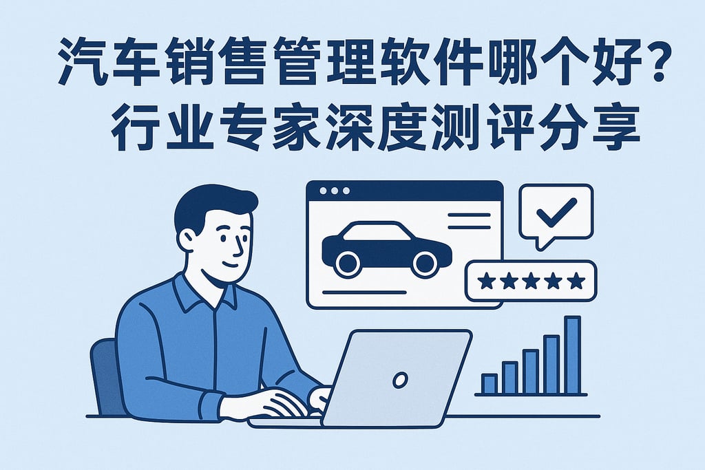 汽车销售管理软件哪个好？行业专家深度测评分享