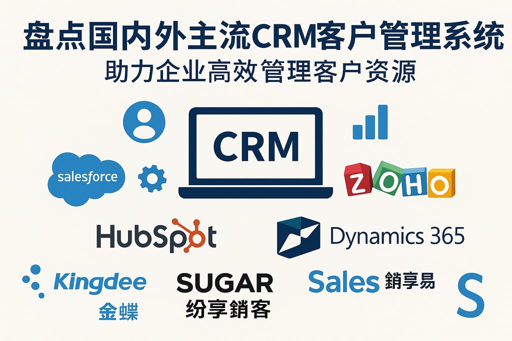 盘点国内外主流crm客户管理系统，助力企业高效管理客户资源