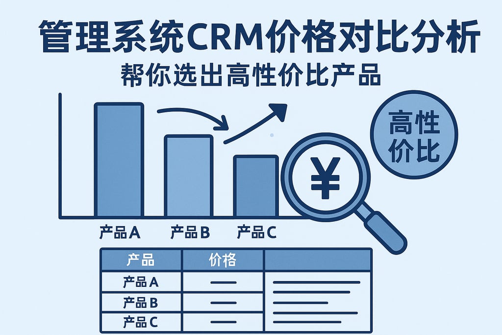 管理系统crm价格对比分析，帮你选出高性价比产品