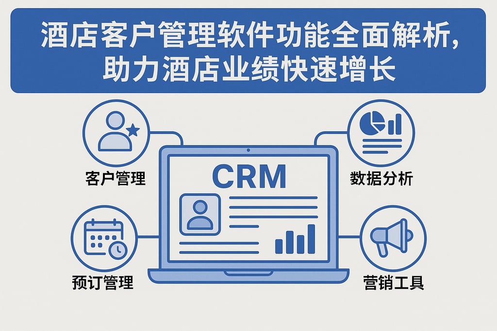 酒店客户管理软件功能全面解析，助力酒店业绩快速增长