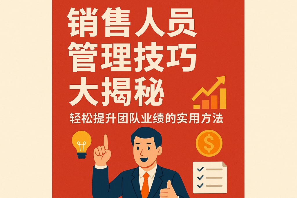 销售人员管理技巧大揭秘，轻松提升团队业绩的实用方法