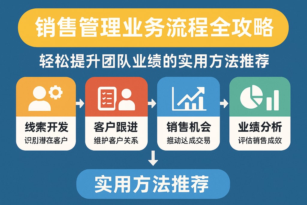 销售管理业务流程全攻略，轻松提升团队业绩的实用方法推荐