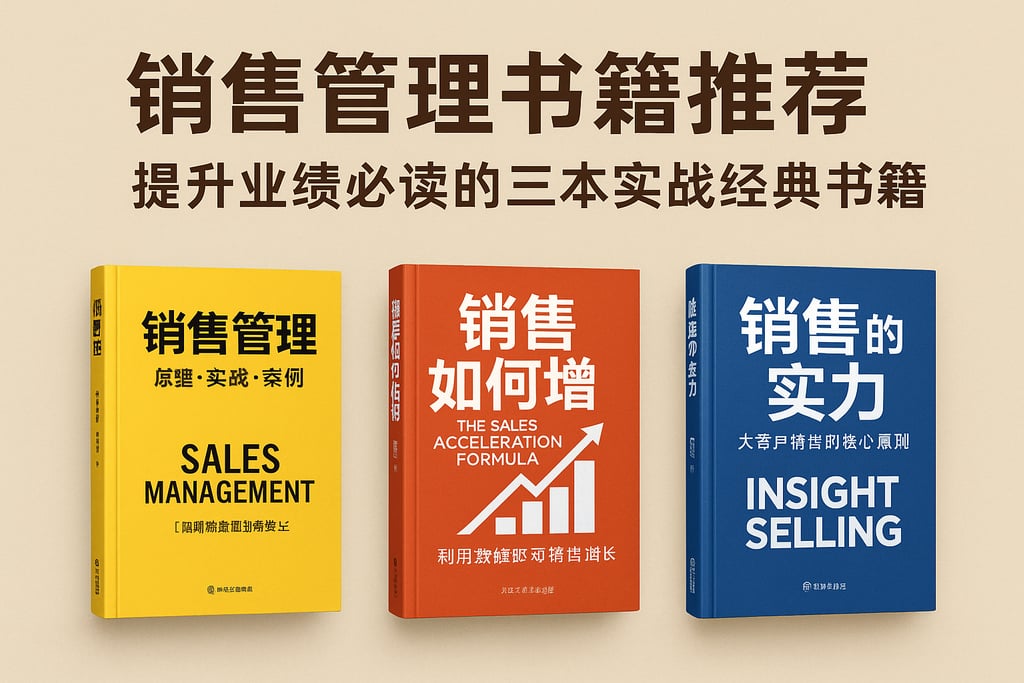 销售管理书籍推荐：提升业绩必读的三本实战经典书籍