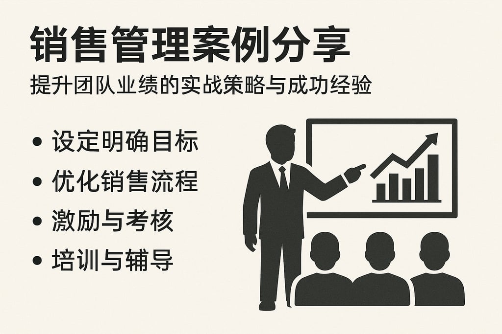 销售管理案例分享：提升团队业绩的实战策略与成功经验