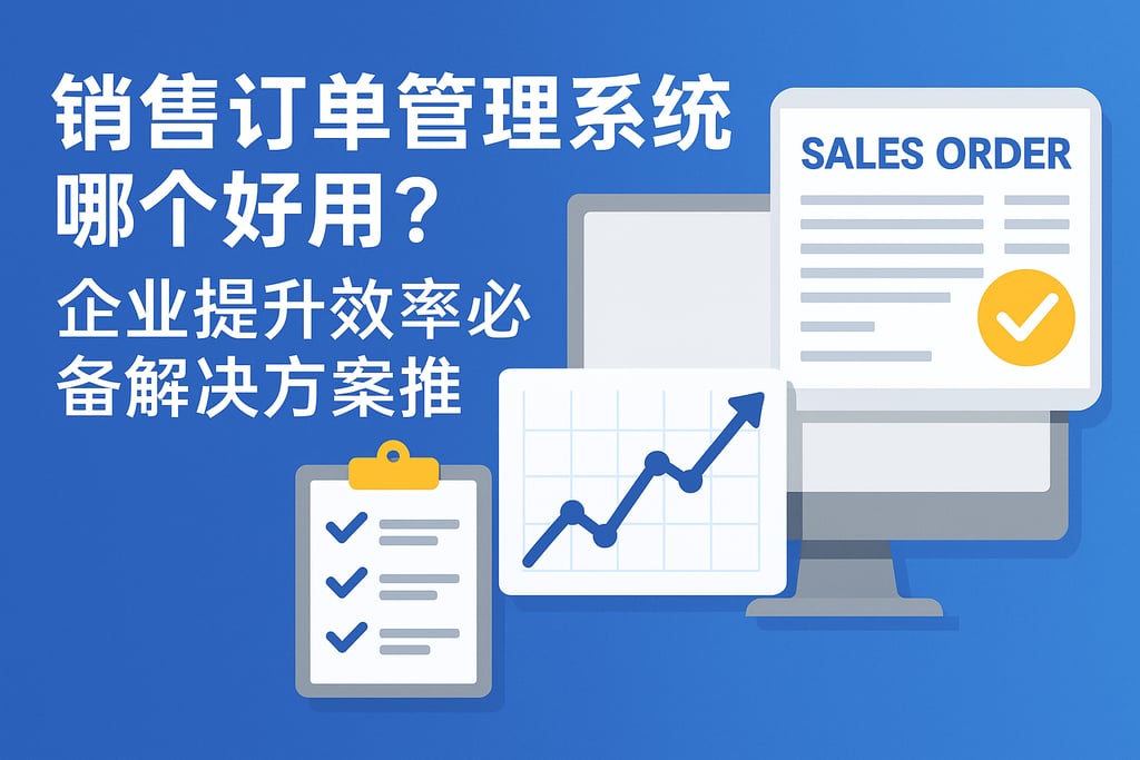 销售订单管理系统哪个好用？企业提升效率必备解决方案推荐