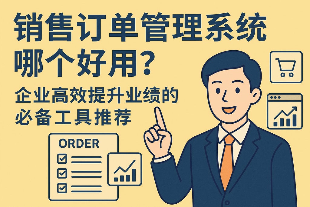 销售订单管理系统哪个好用？企业高效提升业绩的必备工具推荐