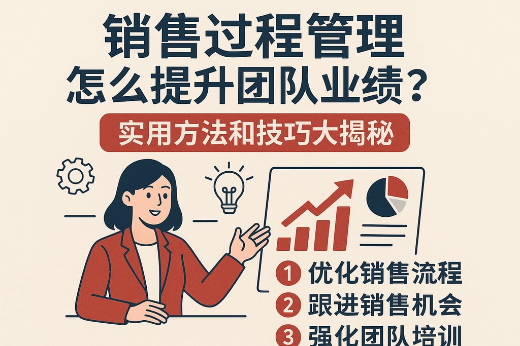 销售过程管理怎么提升团队业绩？实用方法和技巧大揭秘