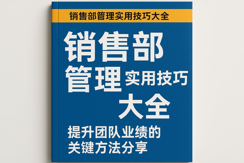 销售部管理实用技巧大全，提升团队业绩的关键方法分享
