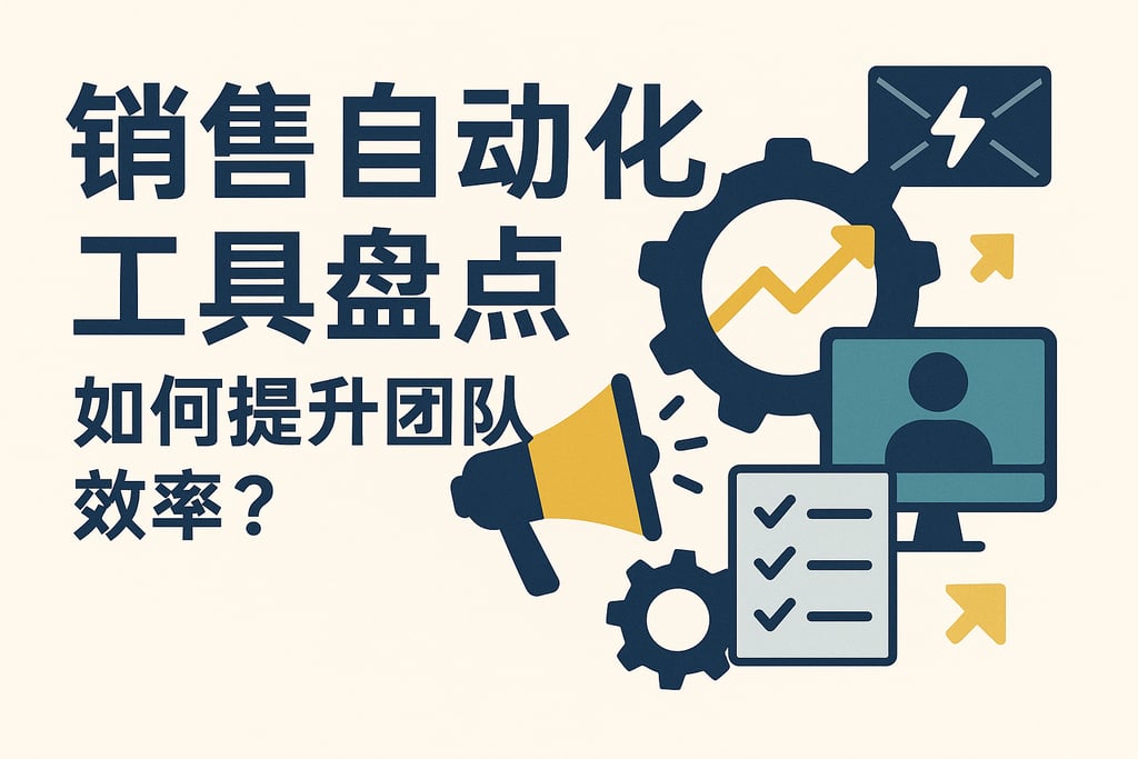 销售自动化工具盘点，如何提升团队效率？