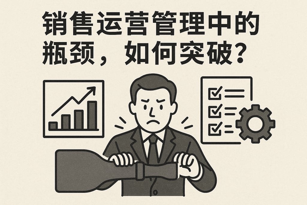 销售运营管理中的瓶颈，如何突破？