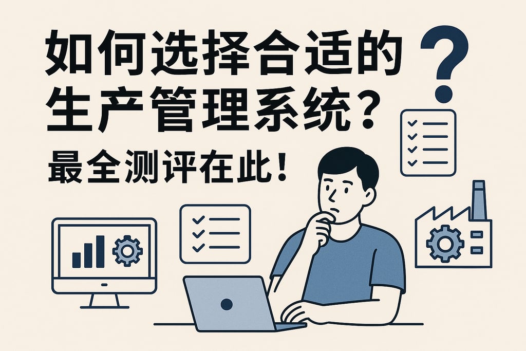 如何选择合适的生产管理系统？最全测评在此！