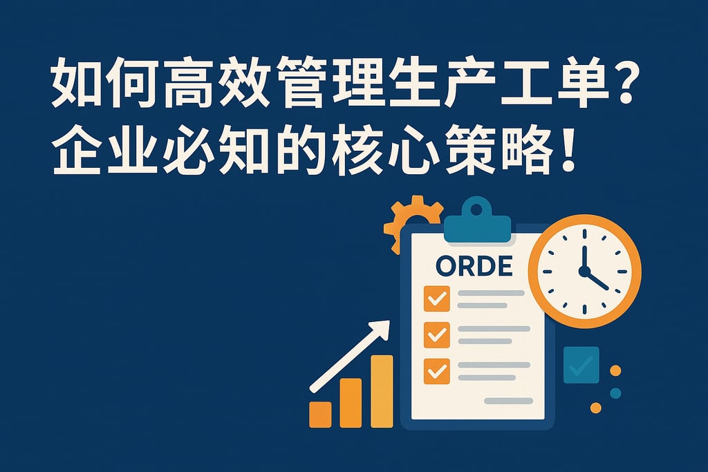 如何高效管理生产工单？企业必知的核心策略！