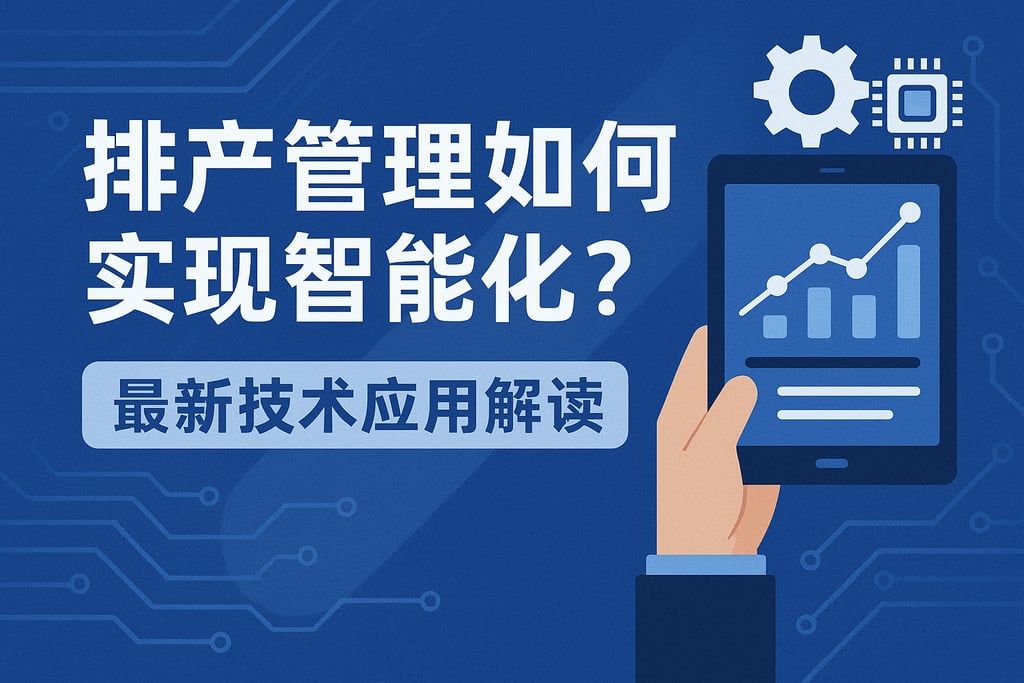 排产管理如何实现智能化？最新技术应用解读