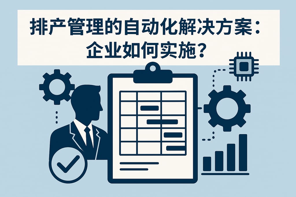 排产管理的自动化解决方案：企业如何实施？