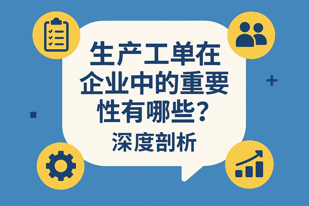 生产工单在企业中的重要性有哪些？深度剖析