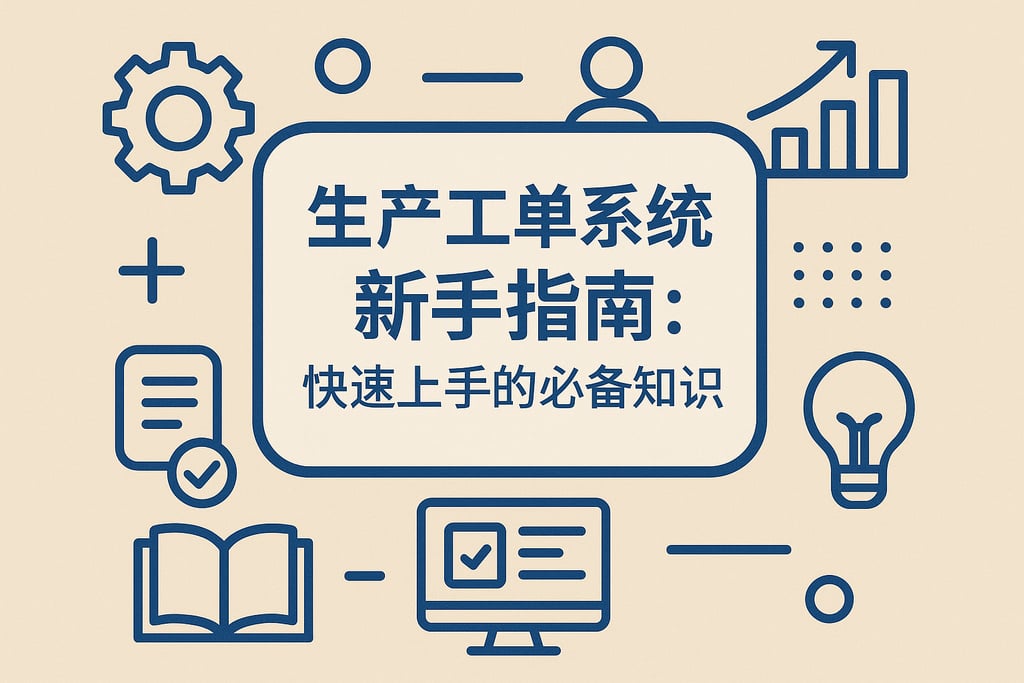 生产工单系统新手指南：快速上手的必备知识