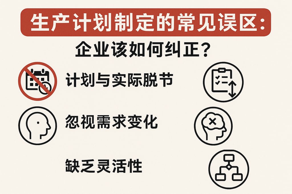 生产计划制定的常见误区：企业该如何纠正？