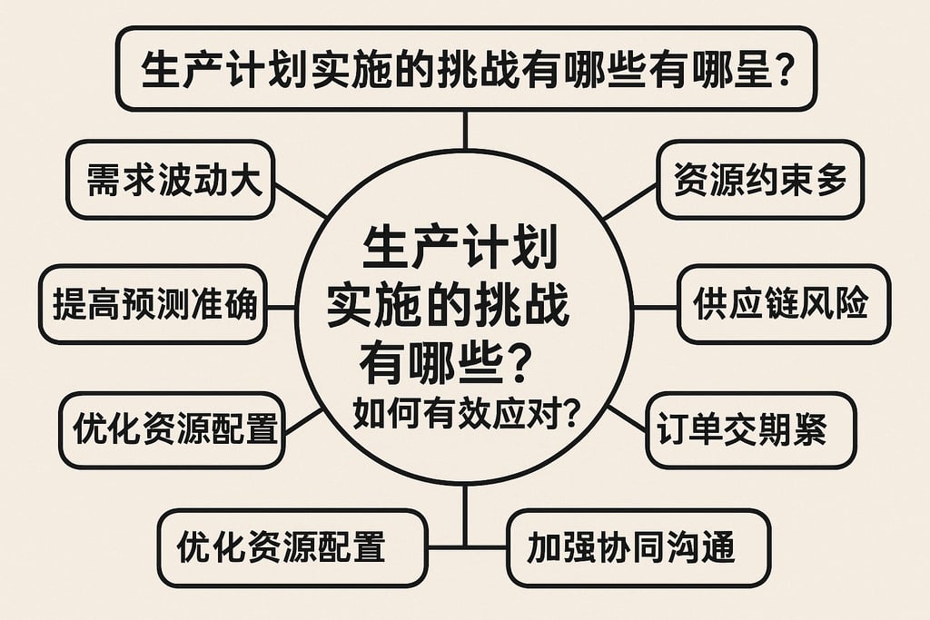 生产计划实施的挑战有哪些？如何有效应对？