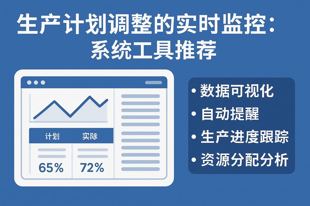 生产计划调整的实时监控：系统工具推荐