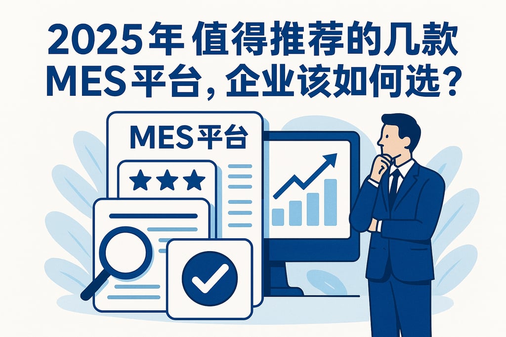 2025年值得推荐的几款MES平台，企业该如何选择？