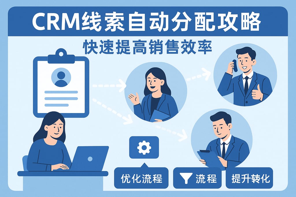 CRM线索自动分配攻略，快速提高销售效率