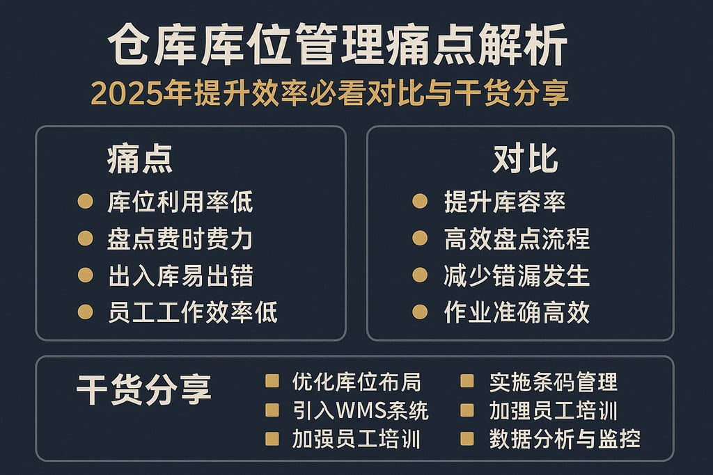 仓库库位管理痛点解析，2025年提升效率必看对比与干货分享