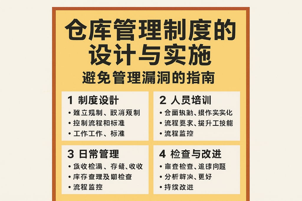 仓库管理制度的设计与实施，避免管理漏洞的指南