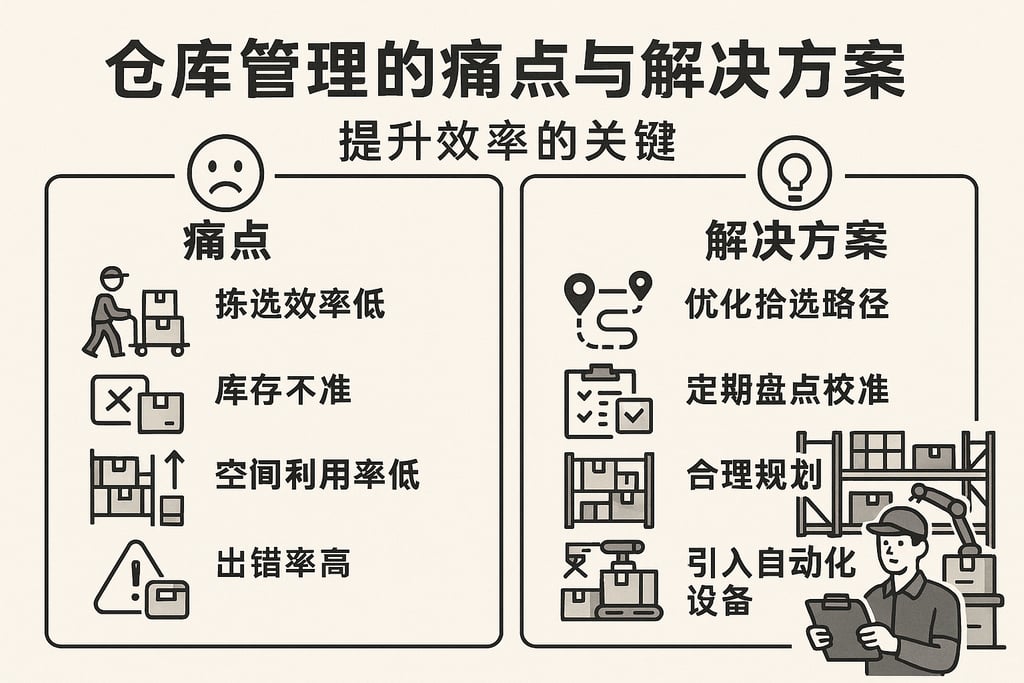 仓库管理的痛点与解决方案，提升效率的关键