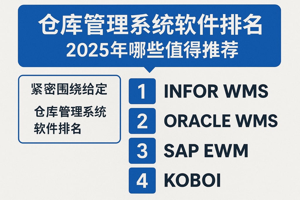 仓库管理系统软件排名，2025年哪些值得推荐