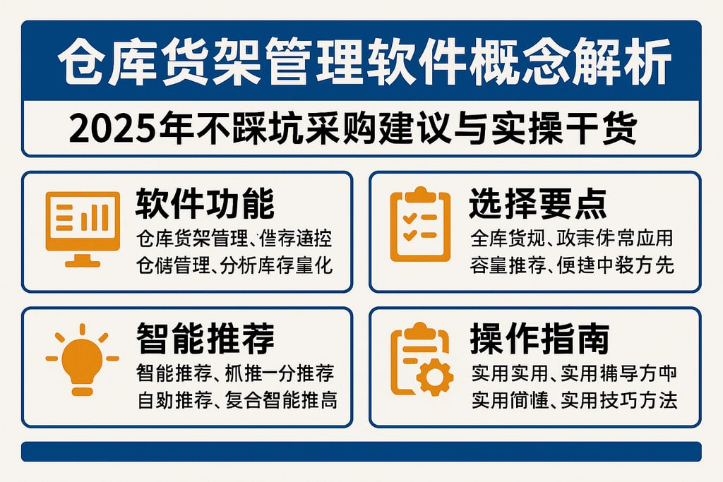 仓库货架管理软件概念解析，2025年不踩坑采购建议与实操干货