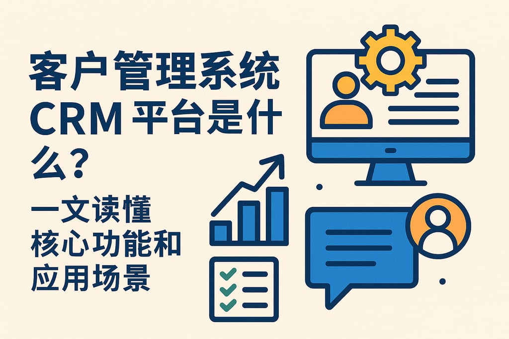 客户管理系统crm平台是什么？一文读懂核心功能和应用场景