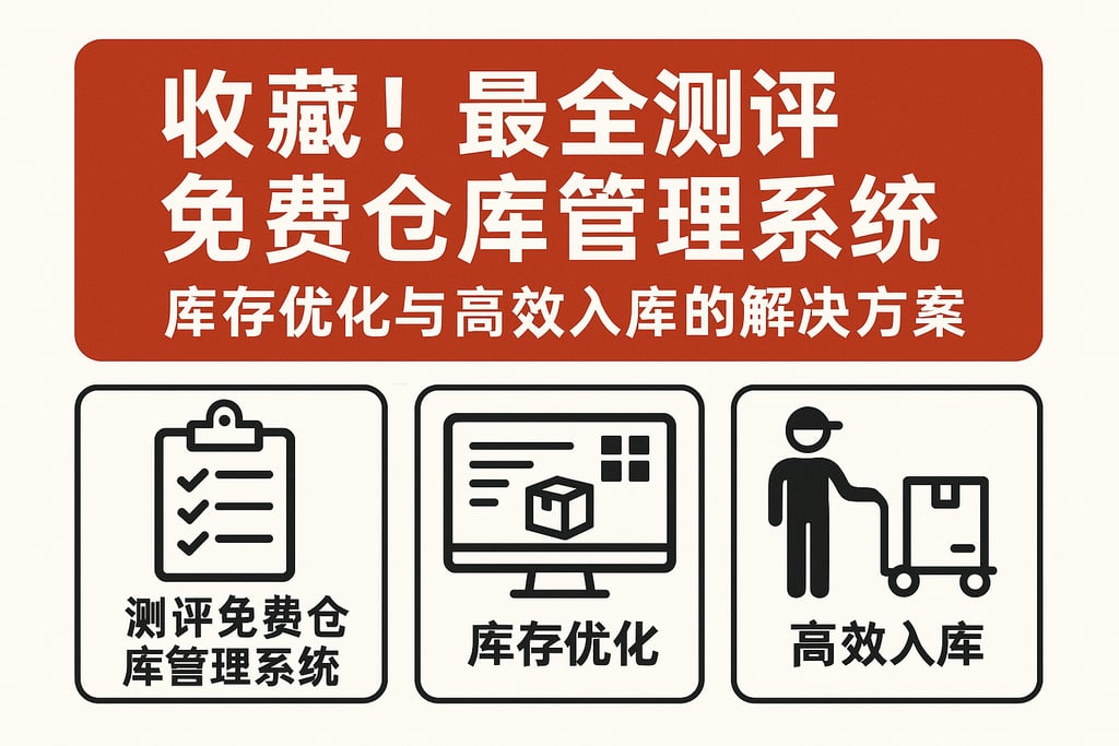 收藏！最全测评免费仓库管理系统，库存优化与高效入库的解决方案