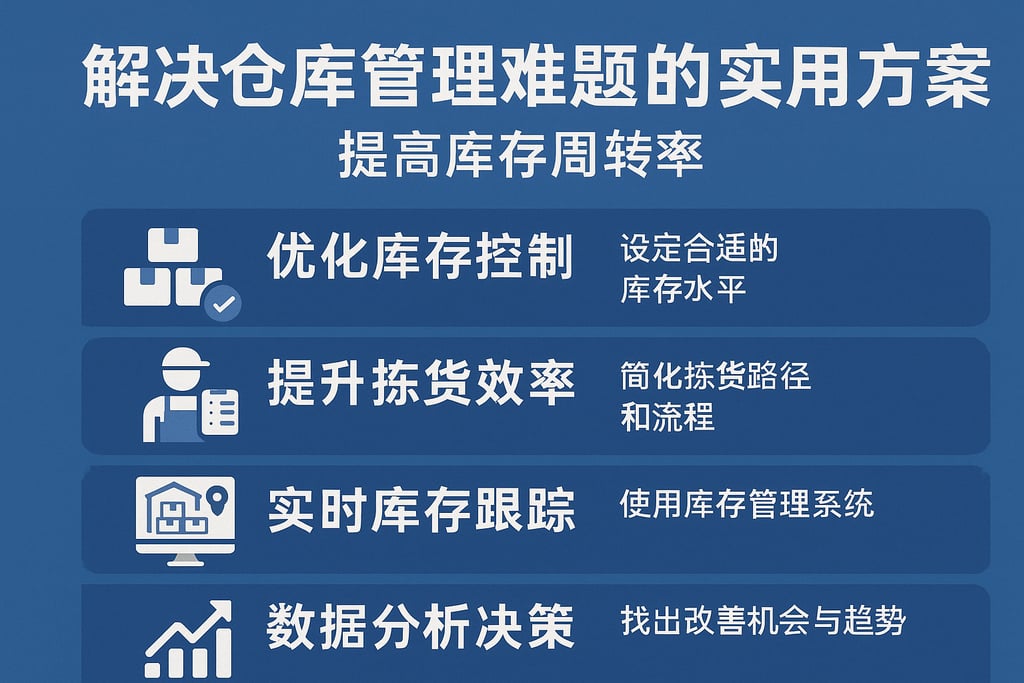 解决仓库管理难题的实用方案，提高库存周转率