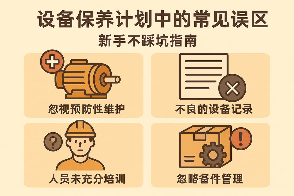 设备保养计划中的常见误区，新手不踩坑指南