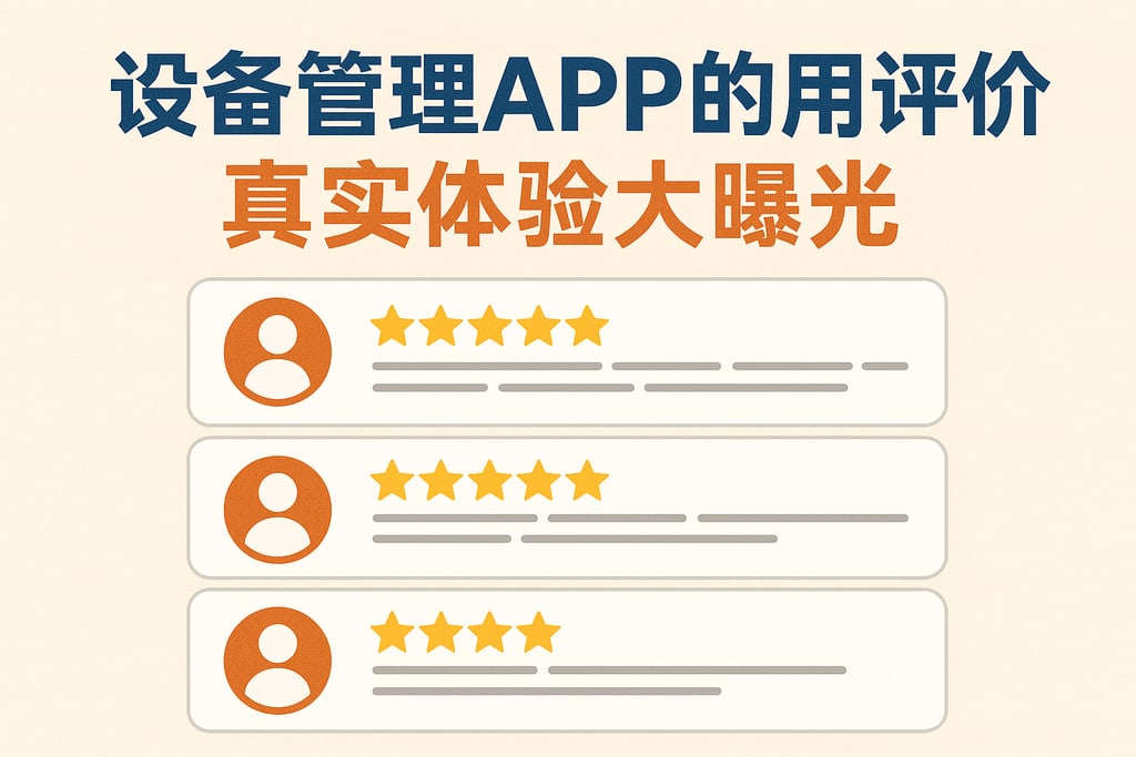 设备管理APP的用户评价，真实体验大曝光