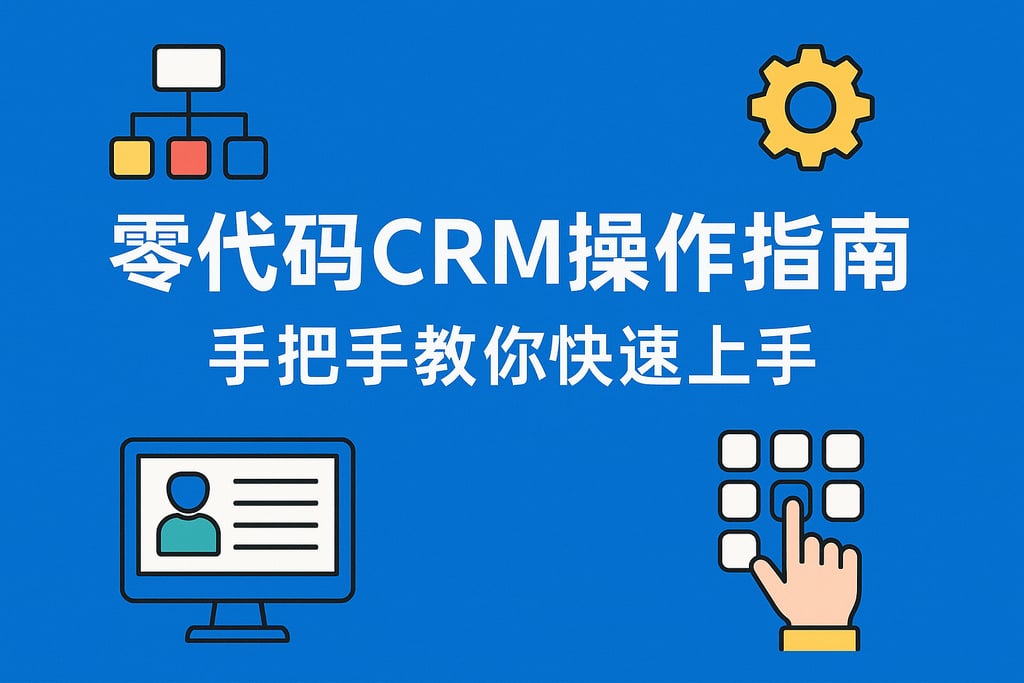 零代码CRM操作指南，手把手教你快速上手