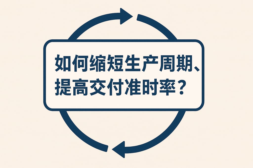 如何缩短生产周期，提高交付准时率？