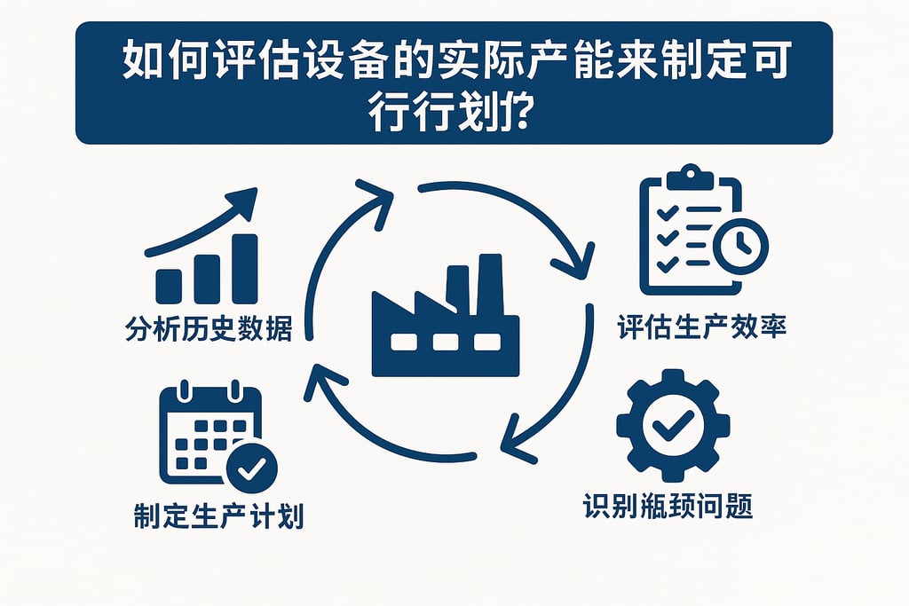 如何评估设备的实际产能来制定可行计划？