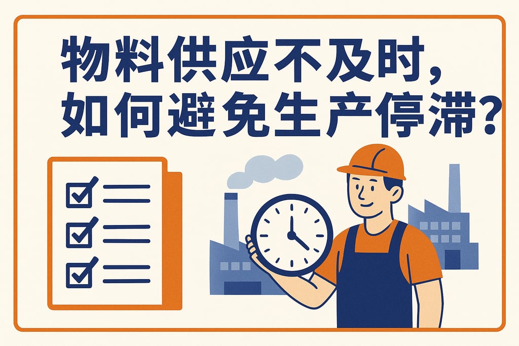 物料供应不及时，如何避免生产停滞？