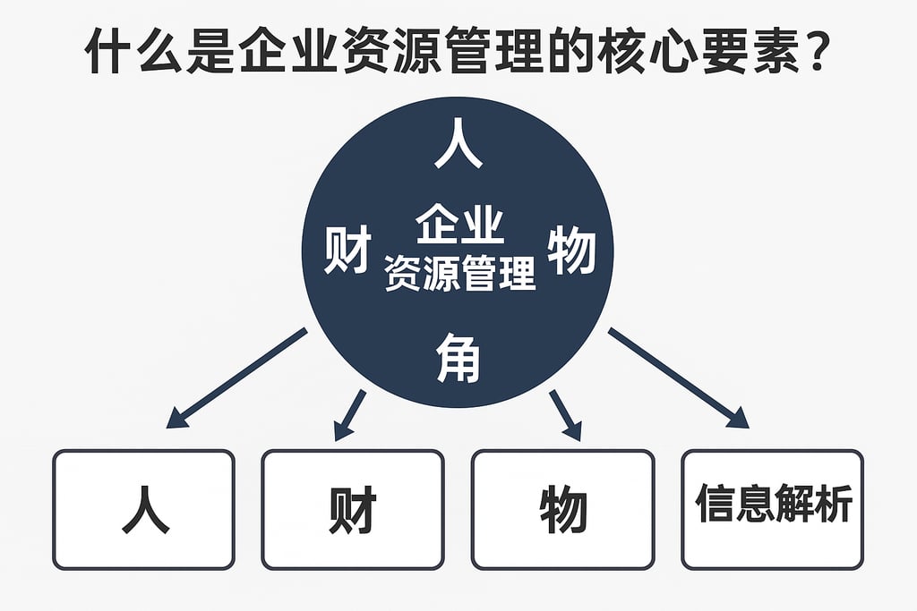 什么是企业资源管理的核心要素？人、财、物、信息解析