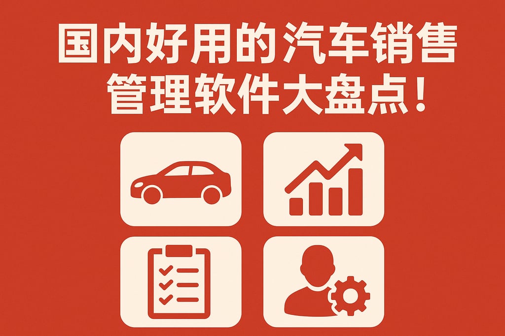 国内好用的汽车销售管理软件大盘点！