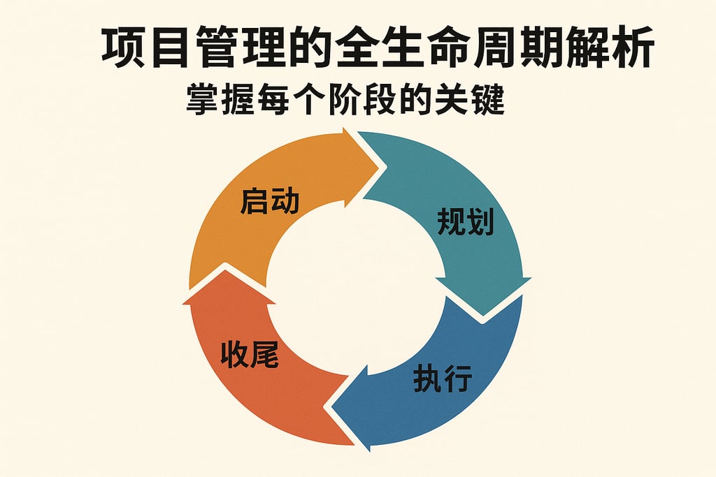 项目管理的全生命周期解析,掌握每个阶段的关键 | 零代码企业数字化知识站
