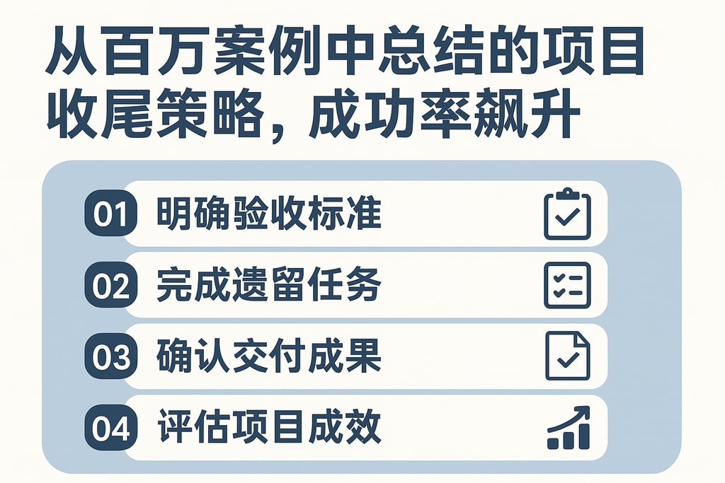 从百万案例中总结的项目收尾策略，成功率飙升