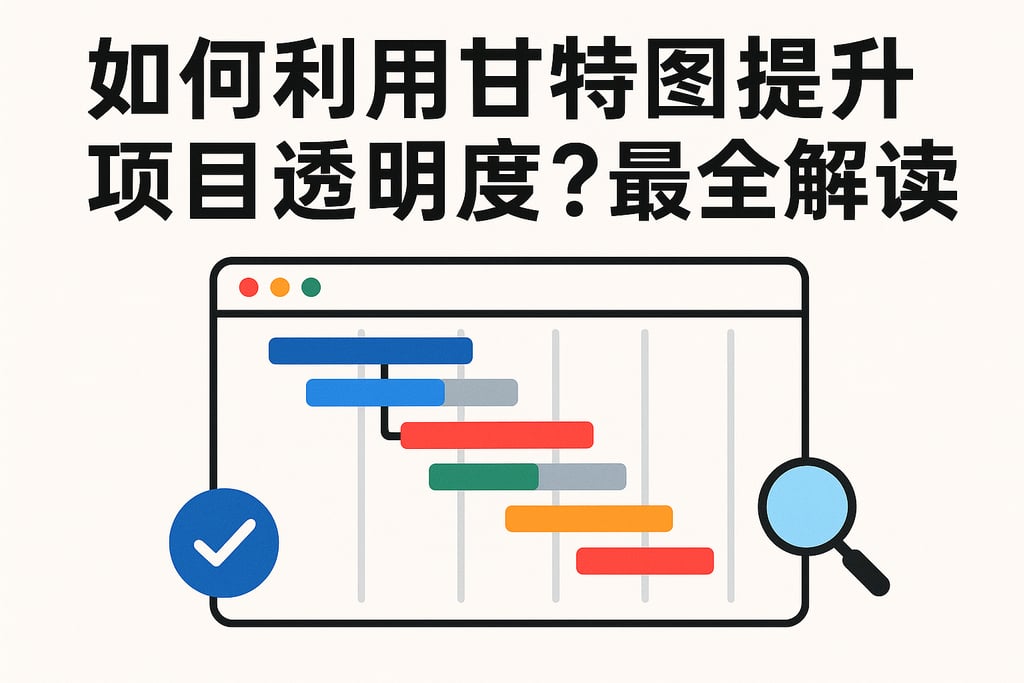 如何利用甘特图提升项目透明度？最全解读