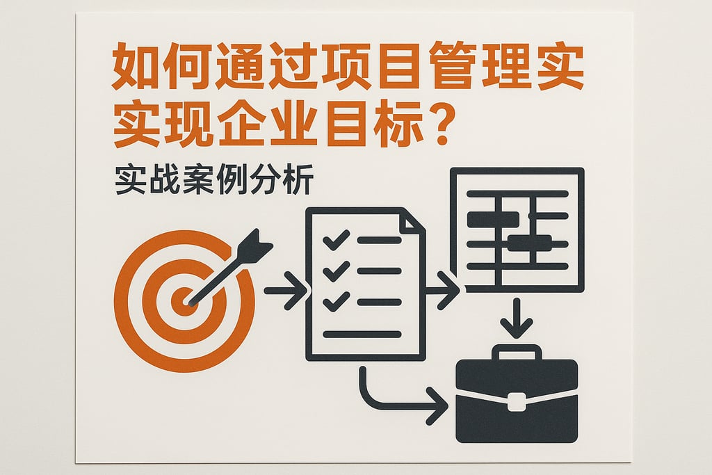 如何通过项目管理实现企业目标？实战案例分析