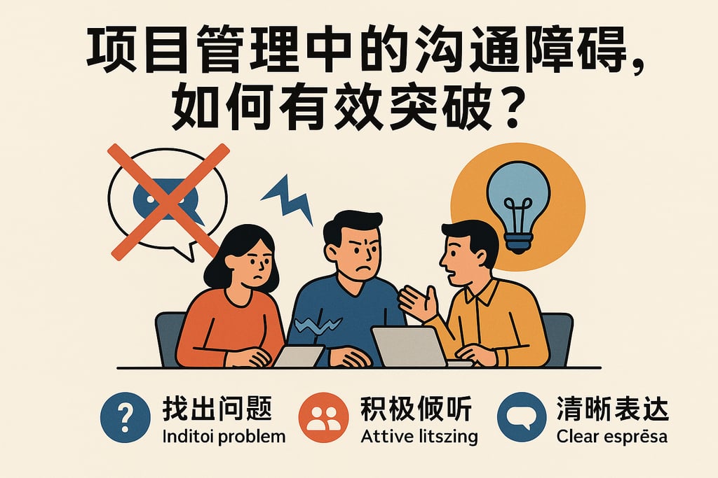 项目管理中的沟通障碍，如何有效突破？
