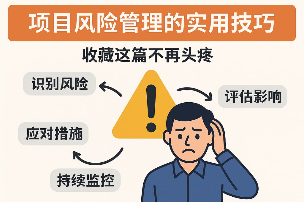 项目风险管理的实用技巧，收藏这篇不再头疼
